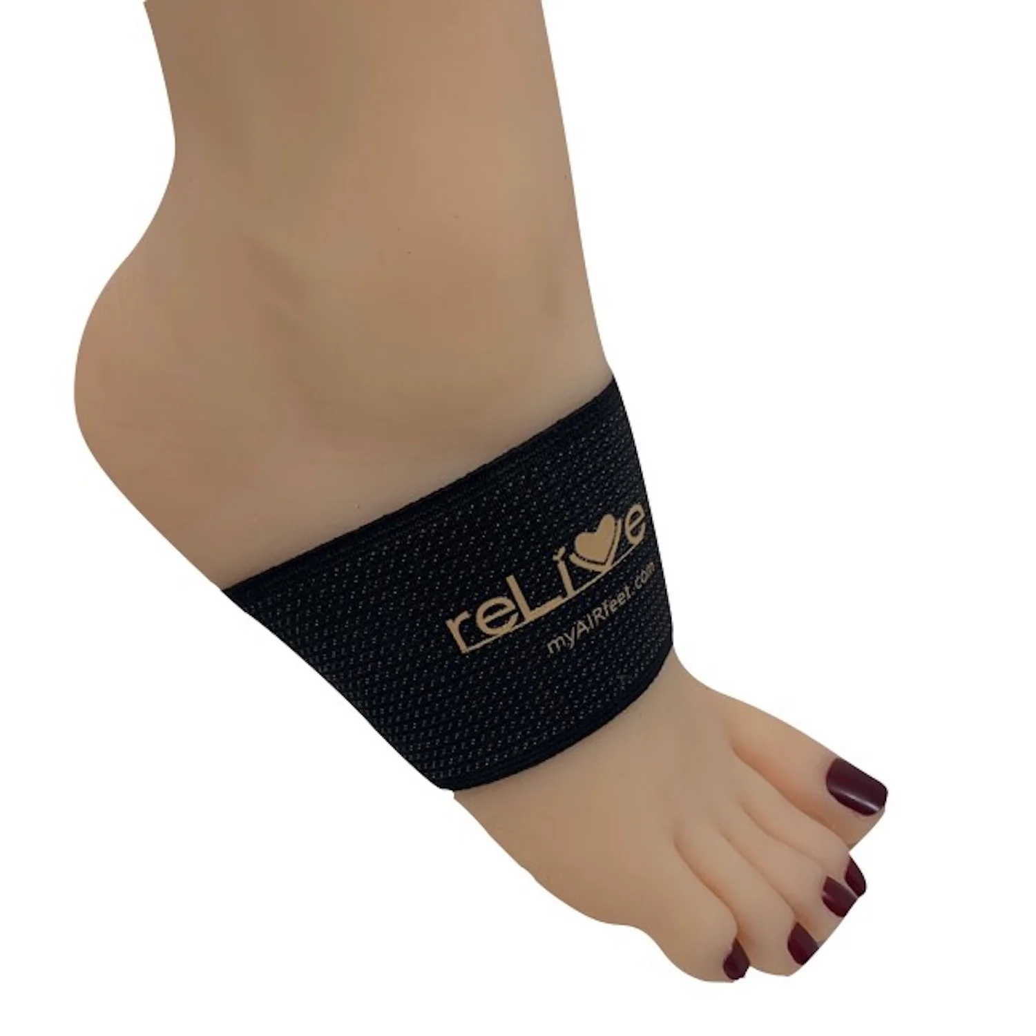 AIRfeet Copper Imbued Massaging/Compression ArchBAND - 2 pack - Image 4