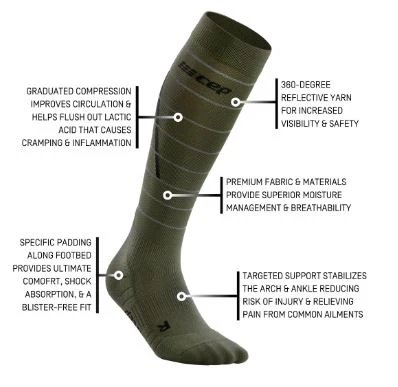 CEP Reflective Tall Compression Socks Men - Image 11