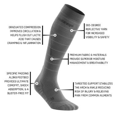 CEP Reflective Tall Compression Socks Men - Image 19