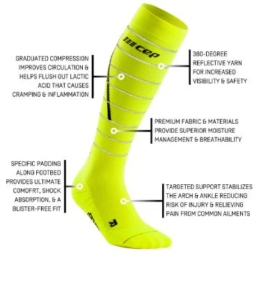 CEP Reflective Tall Compression Socks Men - Image 29