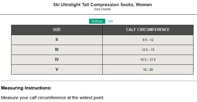 CEP Ultralight Ski Tall Compression Socks, Women - Image 8