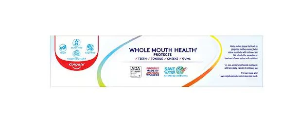 Colgate Total Whole Mouth Fresh Clean Mint Toothpaste - Image 2