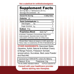 Cran-B-PAC® Urinary Health Supplement - Image 4