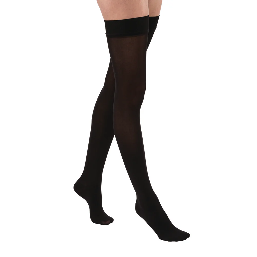 JOBST Relief Compression Stockings 15-20 mmHg Thigh High, with Silicone Dot Band - Image 2