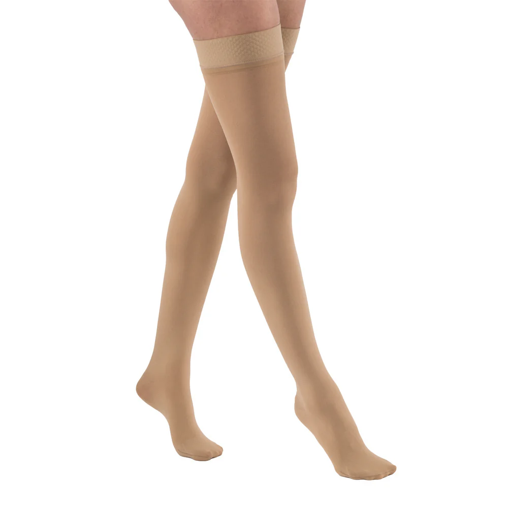 JOBST Relief Compression Stockings 20-30 mmHg Thigh High, with Silicone Dot Band - Image 2