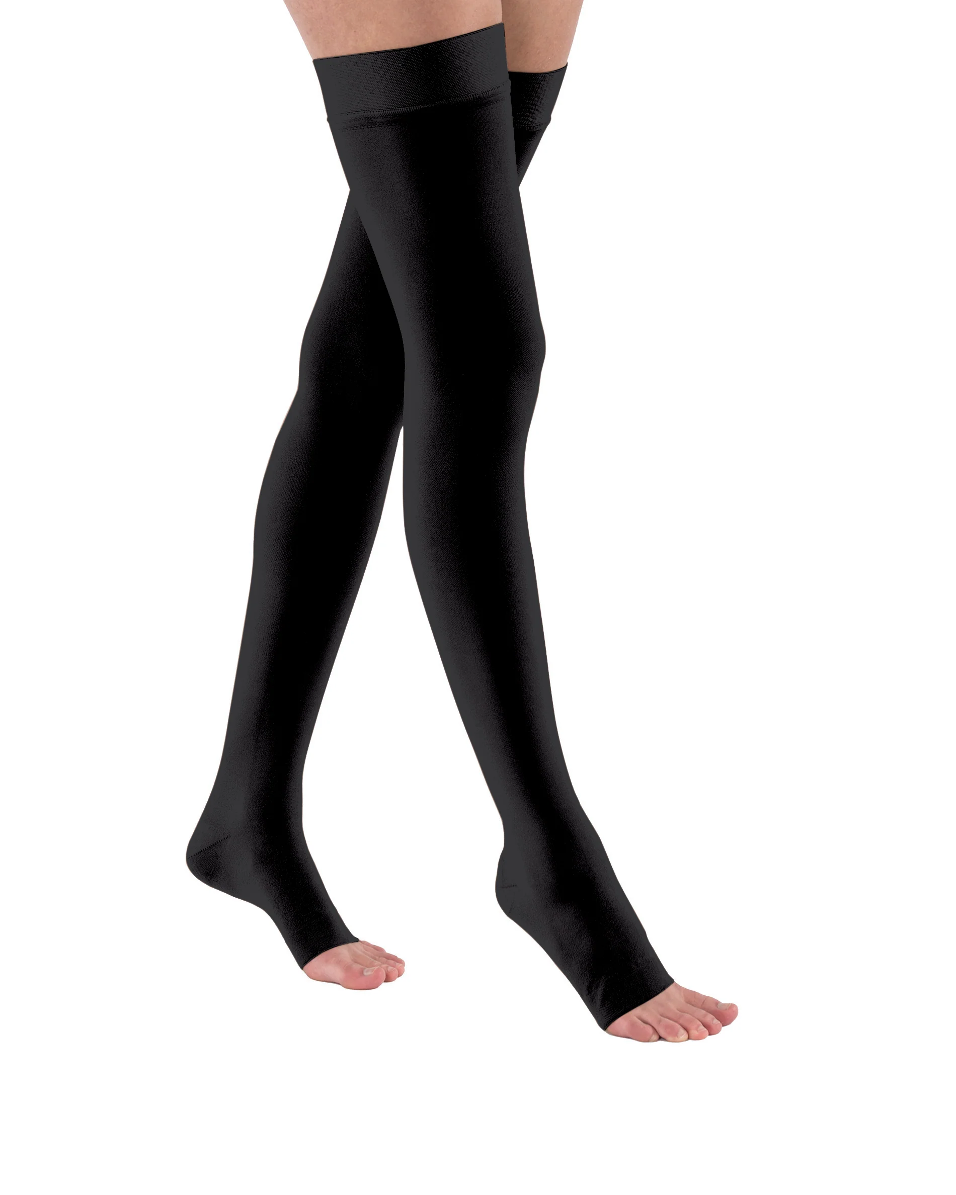 JOBST Relief Compression Stockings 30-40 mmHg Thigh High, with Silicone Dot Band - Image 3