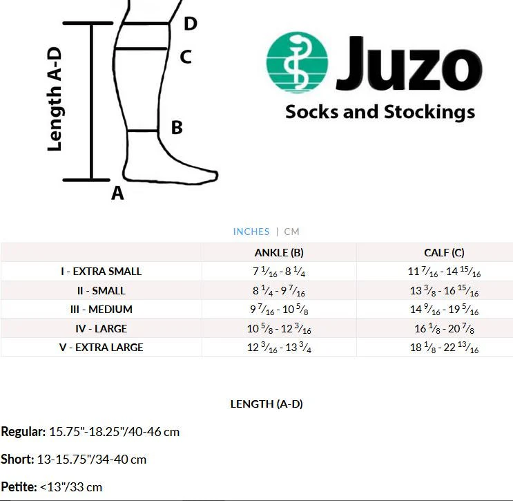 Juzo Soft Knee High 20-30 mmHg Full Foot Stockings - Image 4