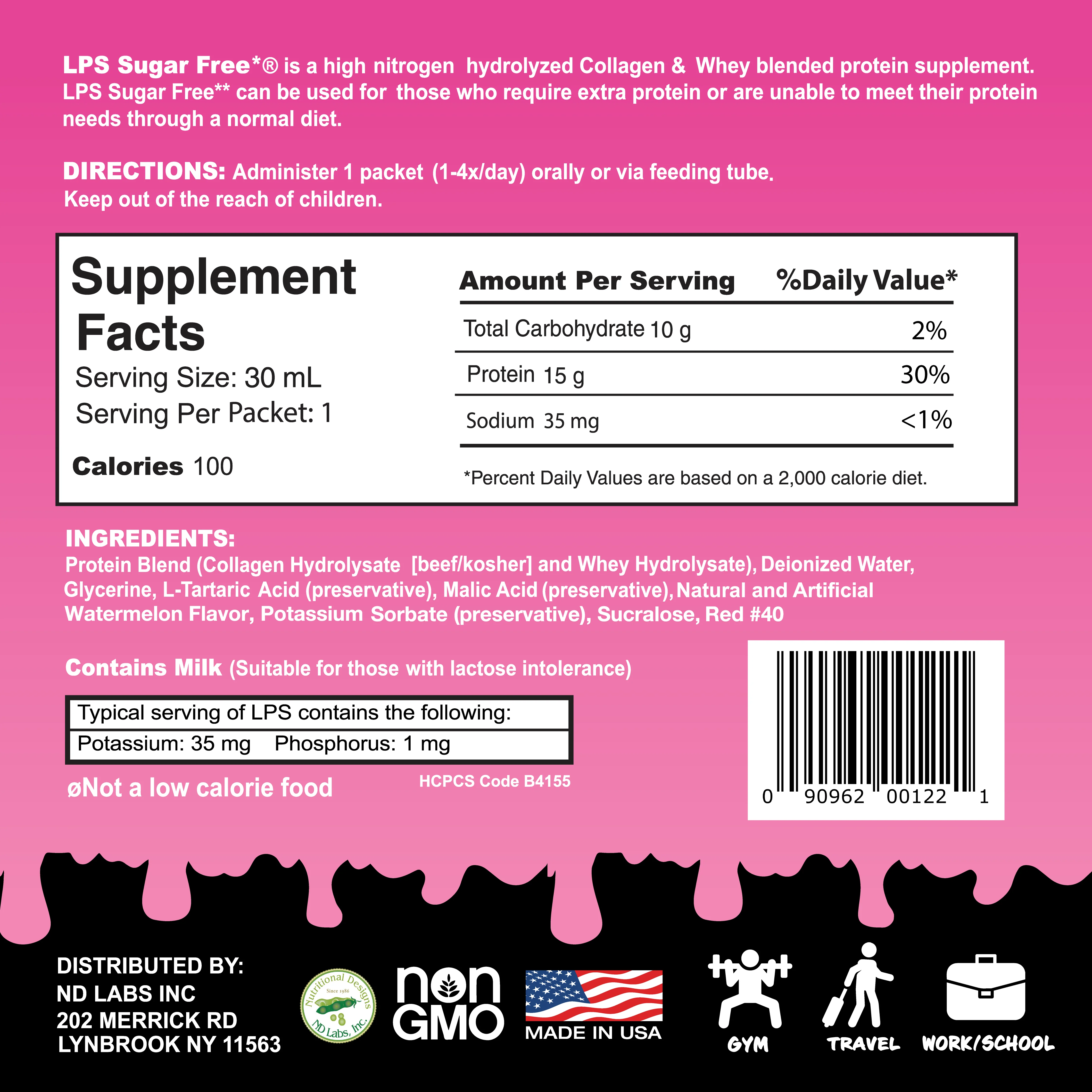 LPS® Collagen & Whey Protein Supplement – Individual Packets - Image 11