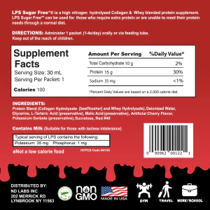 LPS® Collagen & Whey Protein Supplement – Individual Packets - Image 13
