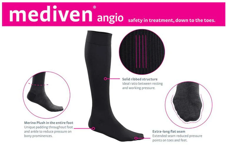 Mediven Angio Concomitant PAD and / or Diabetes Stockings - Image 3