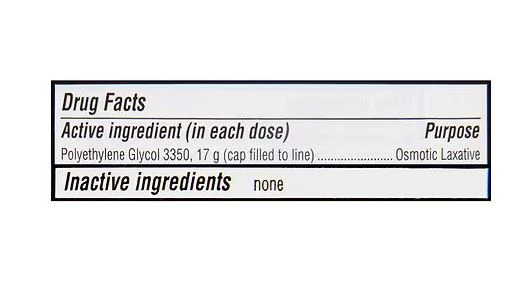 MiraLAX Laxative Powder 238gm Packet 8.3oz - Image 6