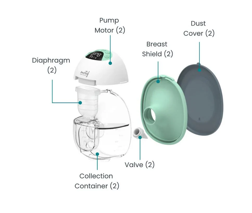 Motif Aura Glow™ Wearable Breast Pump - Image 6