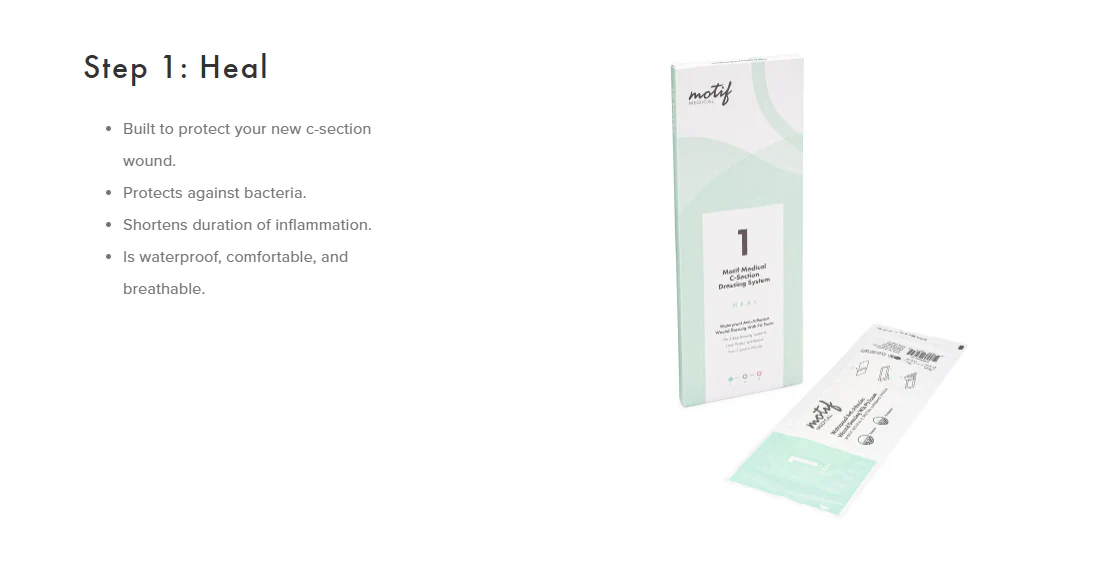 Motif Medical C Section Bandage System Stages 1,2,3 - Image 10