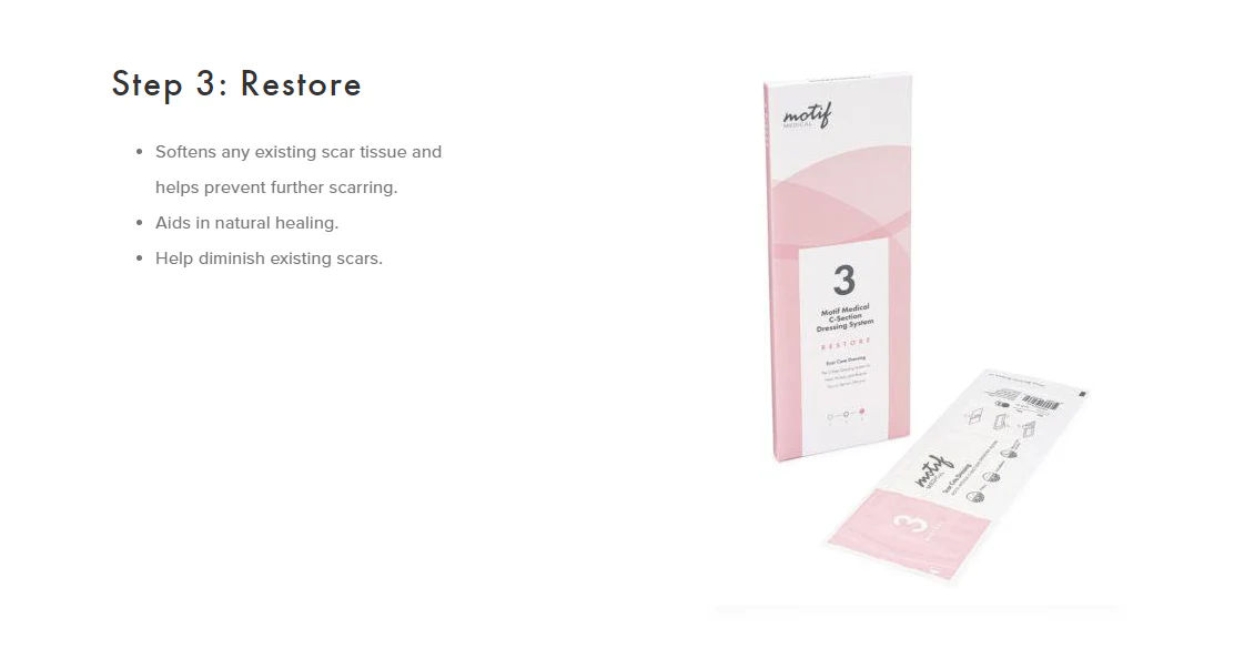 Motif Medical C Section Bandage System Stages 1,2,3 - Image 12