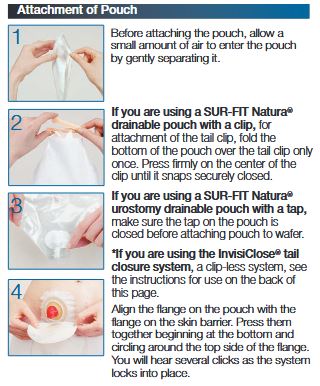 Natura + Drainable Pouch With Invisiclose And Filter, Opaque - Image 4