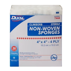 Nonwoven Sponge Clinisorb 4 X 4 Inch 4-Ply Sterile 2 per Pack - Image 3