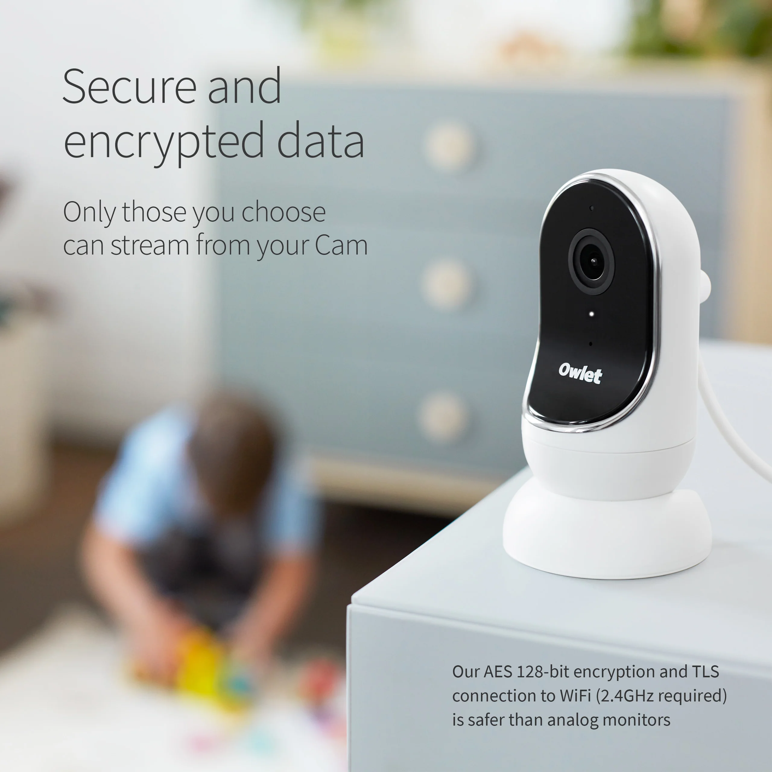 Owlet Cam Smart HD Video Baby Monitor - Image 2