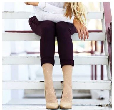 Rejuva Sheer Dot Compression Socks 15-20mmHg - Image 6
