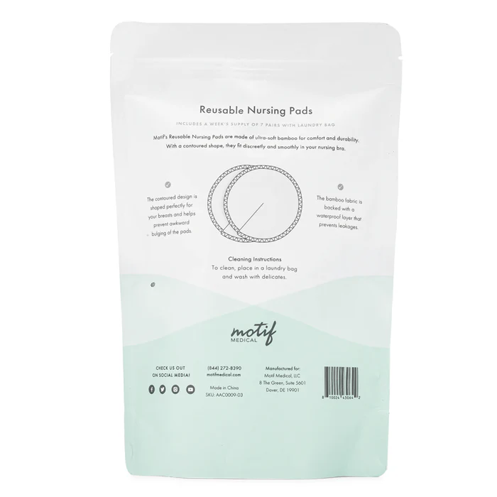 Motif Medical Reusable Nursing Pads 14 Ct - Image 3