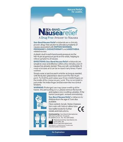 Sea-Band Original Adult Motion Sickness Acupressure Wrist Bands - Image 3